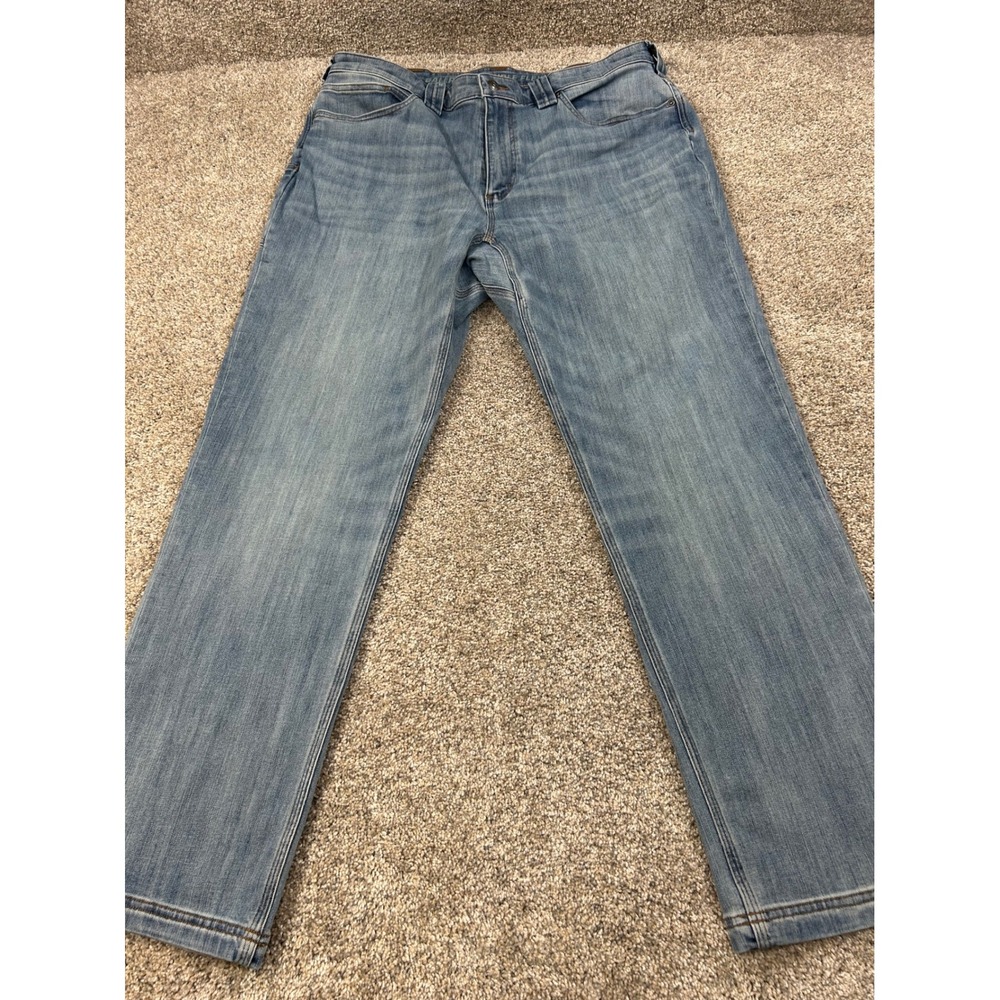 Duluth Trading Co Ballroom Double Flex Jeans Mens 37x32 Relaxed Fit  #0770